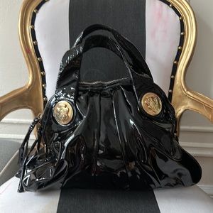 Patent leather Gucci bag